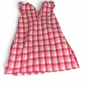Gymboree Pink and White Plaid Kids Dress
